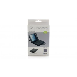 Mini Bluetooth Version 2.0/1.2/1.1 82-Key Keyboard w/ Protective PU Leather Case for iPad mini