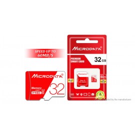 Authentic MICRODATA Class 10 microSD Memory Card (32GB)