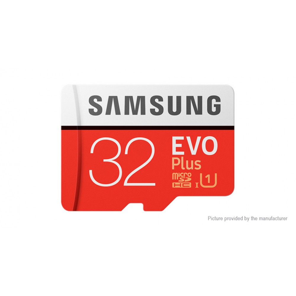 Authentic Samsung EVO Plus Class 10 microSD Memory Card (32GB)