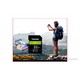 Authentic Toshiba N203 Class 10 UHS-I SDHC Memory Card (32GB)