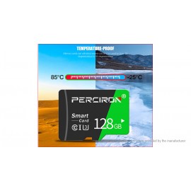 Authentic PERCIRON Class 10 High Speed microSD Memory Card (128GB)