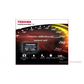 Authentic Toshiba M203 Class 10 UHS-I microSDXC Memory Card (128GB)