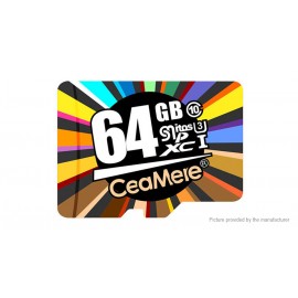 CeaMere Class 10 High Speed microSD Memory Card (64GB)